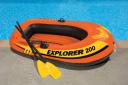 Лодка Intex Explorer 200 весла+насос (185х94х41см) 58331