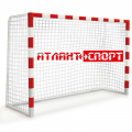 Сетка для мини футбола и гандбола Стандарт (3 x 2 x 1 x 1,5 м, белая нить 4 мм)