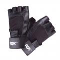Перчатки для фитнеса PWG-92 кожа Black
