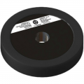 Диск пластиково-металлический 2,5 кг черный диаметр 25 мм