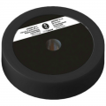 Диск пластиково-металлический 5 кг черный диаметр 25 мм