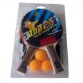 Набор для н/тенниса DOBEST BR18 1 звезда (2 ракетки + 3 мяча + сетка + крепеж)