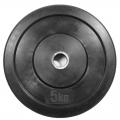 Диск черный для кроссфита (бампер) 5 кг диаметр 51 мм