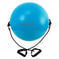 Мяч гимнастический с эспандером BODY FORM BF-GBE01AB диаметр 55 см