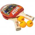 Набор для н/тенниса ATEMI Hobby (2 ракетки, 3 мяча)