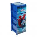 Комод SL Человек-паук, 4 секции, цвет синий