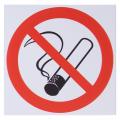 Табличка Запрет курения SL 150x150 мм, клеящаяся основа