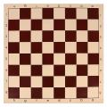Доска шахматная SL клетка 4,8 см, коричневая, 42 х 42 см