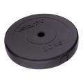 Диск черный пластиковый STARFIT BB-203 10 кг, диаметр 26 мм