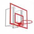 Ферма баскетбольная настенная с регулировкой высоты для тренировочного щита ОС-04604