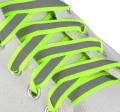 Шнурки для обуви ONLITOP, пара, плоские, со светоотражающей полосой, 10 мм, 70 см