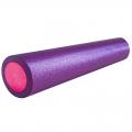 Ролик для йоги полнотелый 2-х цветный СХ PEF60 60х15 см