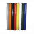 Эстафетные палочки алюминиевые разноцветные АТЛАНТ СЭ Тренировочные длина 30 см, 28 мм (набор 8 шт.)