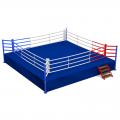 Ринг боксерский на подиуме ГС, размер 6х6х0,5 м, боевая зона 5х5 м